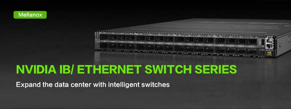 920-9b110-00rh-0m0 Mellanox Mqm8700-HS2r Quantum Hdr Infiniband Switch 40 Qsfp56 Ports Übertragungsrate 10/100/1000 Mbit/s 2