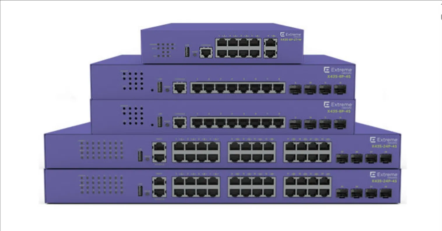 Mellanox Netzwerk-Switch High-Performance Extreme X435-8p-4s Netzwerk-Switch für schnelle Konnektivität 0
