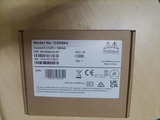 Netzwerkkarte MCX556A-ECAT ConnectX-5 Soems QSFP28 EDR 100GbE Mellanox