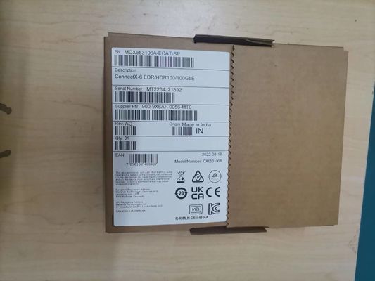 100 g HDR Infiniband Mellanox 100 gb Nic Netzwerkoberfläche QSFP56 MCX653106A-ECAT