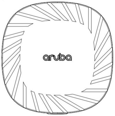 Verdoppeln Radio der 510 Reihen-Campus AP 515 Aruba Wifi 6 interne Antennen 802.11ax vereinheitlichte AP