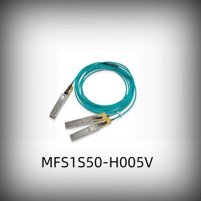 MFS1S00-H020E Splitterkabel Ethernet mit geringer Latenzzeit von Mellanox AOC 200GbE bis 2x100GbE 20m