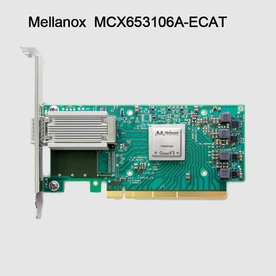 100 g HDR Infiniband Mellanox 100 gb Nic Netzwerkoberfläche QSFP56 MCX653106A-ECAT