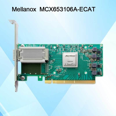 100 g HDR Infiniband Mellanox 100 gb Nic Netzwerkoberfläche QSFP56 MCX653106A-ECAT
