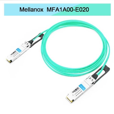 Nvidia Mfa1a00-Xxxx 100 GBit/s QSFP28 MMF Aktives optisches Kabel Mfa1a00-E020 Aktives Glasfaserkabel IB EDR 100 GBit/s