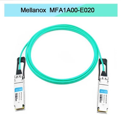 Nvidia Mfa1a00-Xxxx 100 GBit/s QSFP28 MMF Aktives optisches Kabel Mfa1a00-E020 Aktives Glasfaserkabel IB EDR 100 GBit/s