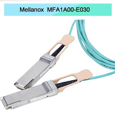 VCSEL-basierte QSFP Mellanox AOC-Kabel MFA1A00-E030 IB EDR bis zu 100 Gbit/s