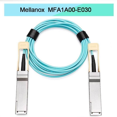 VCSEL-basierte QSFP Mellanox AOC-Kabel MFA1A00-E030 IB EDR bis zu 100 Gbit/s