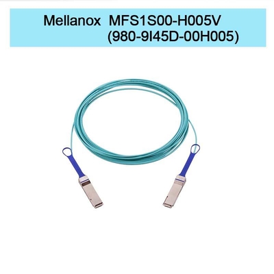 MFS1S00-H005V(980-9I45D-00H005) Aktives optisches Kabel von Aoc bis zu 200 Gbit/s IB HDR QSFP56 5 m