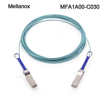 Aktives optisches AOC Mellanox 100GbE verkabelt MFA1A00-C030 QSFP LSZH 30m