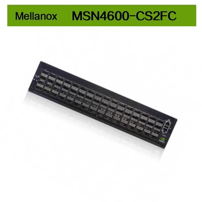 100GbE 2U offener Mellanox-Netzwerkschalter MSN4600-CS2FC mit Cumulus Ethernet