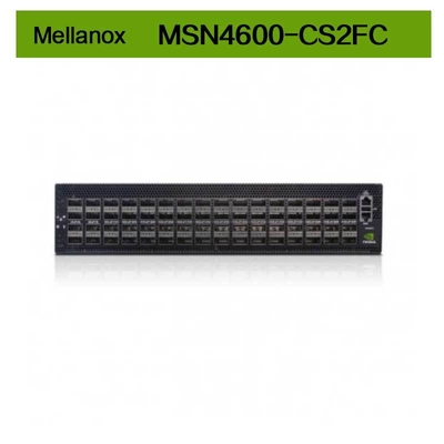 100GbE 2U offener Mellanox-Netzwerkschalter MSN4600-CS2FC mit Cumulus Ethernet