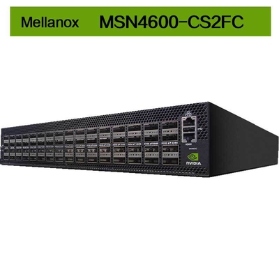 100GbE 2U offener Mellanox-Netzwerkschalter MSN4600-CS2FC mit Cumulus Ethernet