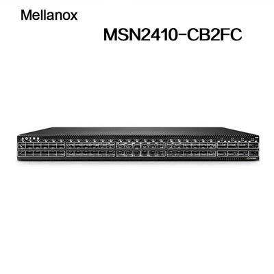 MSN2410-CB2FC Mellanox sN2410Mellanox Netz-Schalter-Kumulus Linux 48 SFP28 trägt 8 Häfen QSFP28