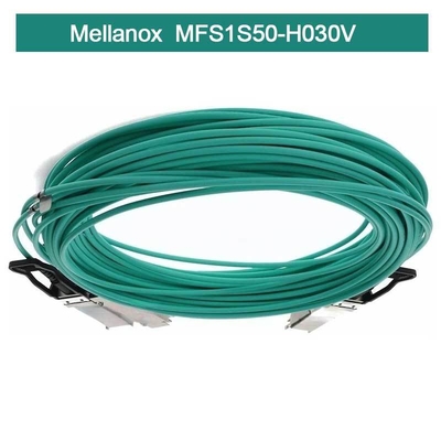 Infiniband Mellanox AOC MFS1S50-H030V VPI HDR & ETH 2x100Gb/S 30M QSFP56 neu und original