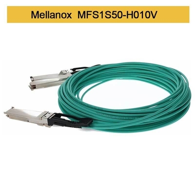 MFS1S50-H010V 200GbE 2x100GbE zum aktiven Lichtwellenleiter InfiniBand verkabelt Kabel Mellanox AOC
