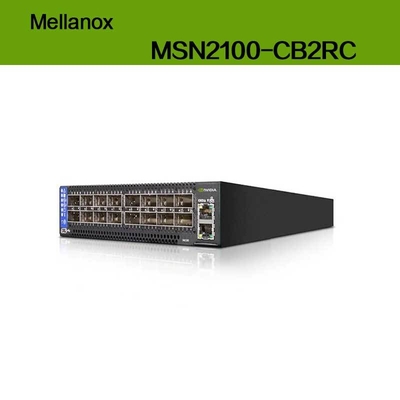 Maximalgeschwindigkeit EDR Nvidia Mellanox Spectrum Basiert auf 100gbe 1u Open Ethernet Switch mit Cumulus Linux MSN2100-CB2RC 16 Qsfp28 Ports