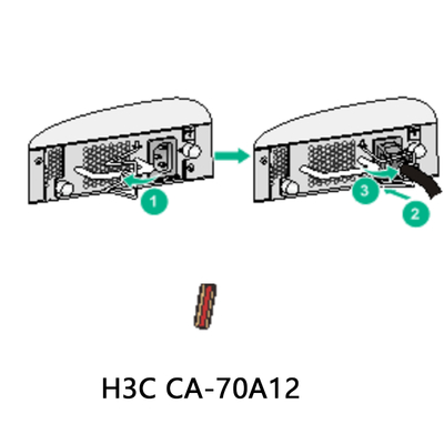 H3c Ca-70A12 Leistungsstarke Gleichstromversorgung für Geräte Karton 2.5A
