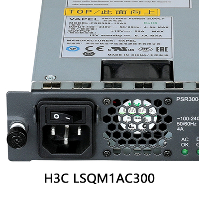 H3c Lsqm1AC300 Kern-Mainnet Modular Switch Wechselstrommodul Karton 12,5A