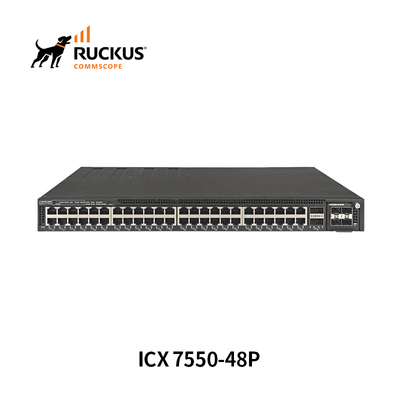 Ruckus Icx 7550-48p Network Switch with 1 Gbe Uplinks and Poe Function in-Stock for Ruckus