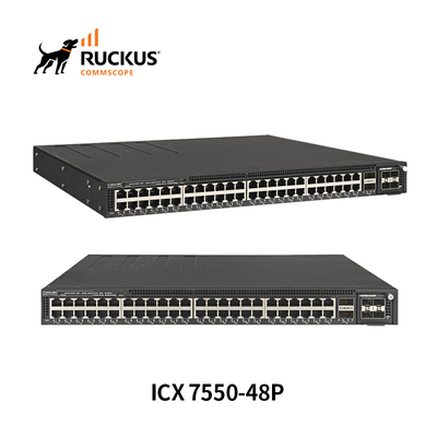Ruckus Icx 7550-48p Network Switch with 1 Gbe Uplinks and Poe Function in-Stock for Ruckus