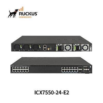 Erweiterter Ruckus Icx7550-24-E2-Schalter mit 24 Ports für nahtlose Verbindung