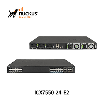 Erweiterter Ruckus Icx7550-24-E2-Schalter mit 24 Ports für nahtlose Verbindung