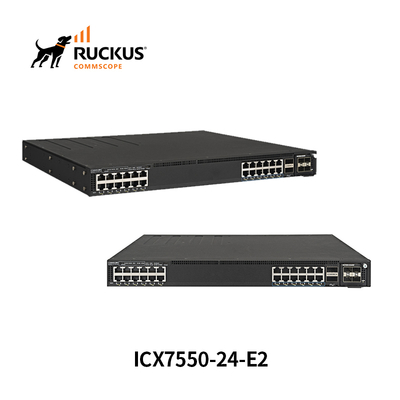 Erweiterter Ruckus Icx7550-24-E2-Schalter mit 24 Ports für nahtlose Verbindung
