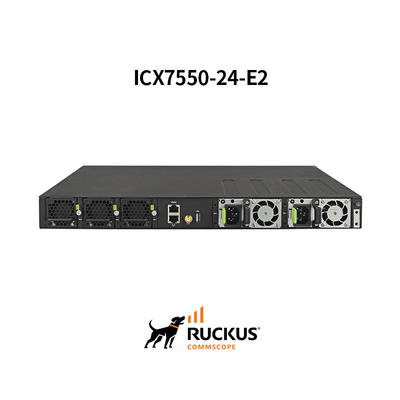 Erweiterter Ruckus Icx7550-24-E2-Schalter mit 24 Ports für nahtlose Verbindung