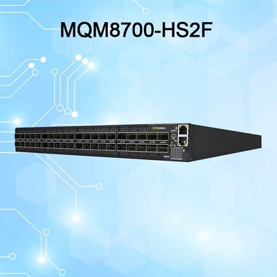 920-9b110-00rh-0m0 Mellanox Mqm8700-HS2r Quantum Hdr Infiniband Switch 40 Qsfp56 Ports Übertragungsrate 10/100/1000 Mbit/s