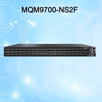 Infiniband MQM9700-NS2F Mellanox Netzwerk-Switch 400G 16,8 Tbps für Server