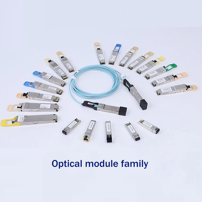 200G QSFP56 SR4 CDR Optisches Transceiver-Modul 100m auf Om4 / 70m auf Om3 Faser Hochleistungs-Computing-Verbindung für Rechenzentren
