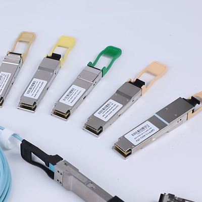 200G QSFP56 SR4 CDR Optisches Transceiver-Modul 100m auf Om4 / 70m auf Om3 Faser Hochleistungs-Computing-Verbindung für Rechenzentren