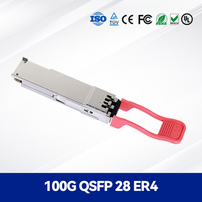 Premium 100g Qsfp28 Er4 40km Glasfasermodul für Rechenzentren