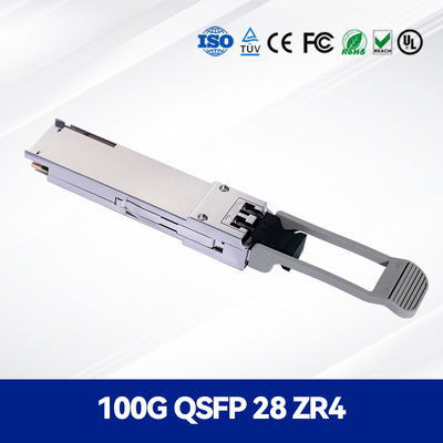 Premium 100G QSFP28 ZR4 80KM Glasfaser-Transceiver-Modul für Rechenzentren