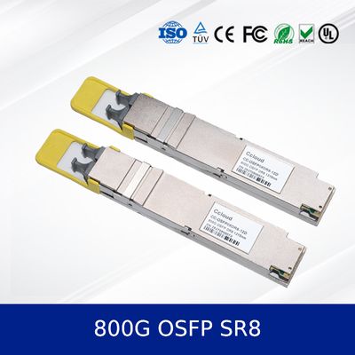 800G OSFP SR8 Optisches Transceiver-Modul, Hochgeschwindigkeit, Geringe Leistung, MSA-konform