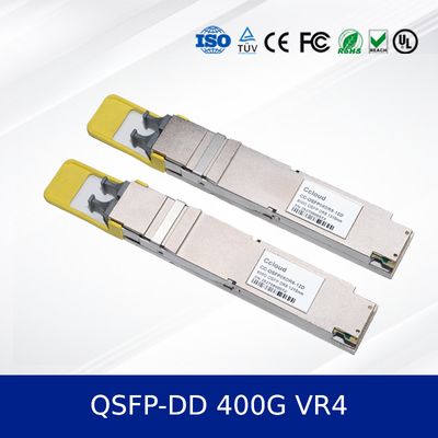 400G QSFP-DD VR4 Optischer Transceiver Modul 50m Reichweite, PAM4, CMIS 5.0