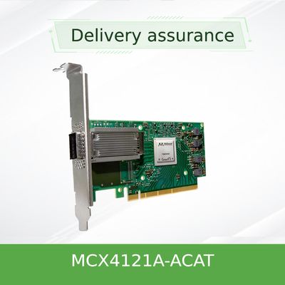 ConnectX-4 Lx Netzwerkkarte-Doppel-Port SFP28 PCIe3.0 X8 MCX4121A-ACAT en 25GbE Mellanox