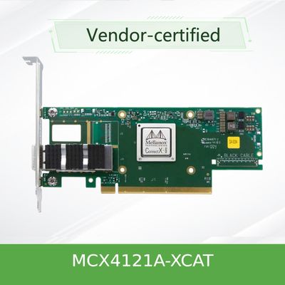 MCX4121A-XCAT Mellanox niedrige Latenz Netzwerkkarte-25Gb/S SFP28 QSFP28 flexibel