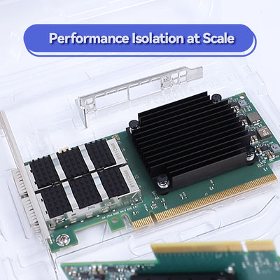 MCX653105A-ECAT ConnectX-6 VPI-Adapterkarte 100 Gb/S HDR100 EDR IB 100 GbE Einzelanschluss QSFP56