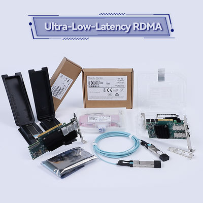 MCX653105A-ECAT ConnectX-6 VPI-Adapterkarte 100 Gb/S HDR100 EDR IB 100 GbE Einzelanschluss QSFP56
