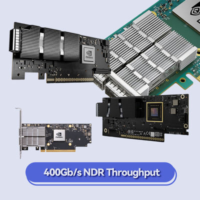 MCX653105A-ECAT ConnectX-6 VPI-Adapterkarte 100 Gb/S HDR100 EDR IB 100 GbE Einzelanschluss QSFP56
