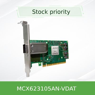 ConnectX-6 DX en-Schnittstelle Mellanox-Netzwerkkarte MCX623105AN-VDAT 100GbE Doppel-Port QSFP56