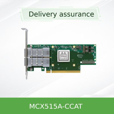 Netzwerkkarte-Adapter MCX515A-CCAT 100GbE InfiniBand Mellanox en 10 25 40 50 Oe-Geschwindigkeiten