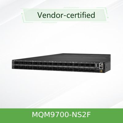 Infiniband MQM9700-NS2F ((920-9B210-00FN-0M0) Mellanox Netzwerk-Switch 400G 16,8 Tbps für Server