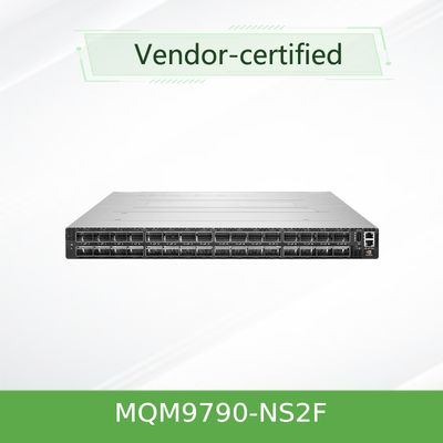 MQM9790-NS2F(920-9B210-00FN-0D0) InfiniBand Mellanox Netzwerk-Switch, 64 Ports, 400 Gbit/s, 32 OSFP-Ports, Unmanaged