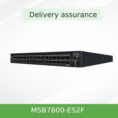 Schalter-hohe Geschwindigkeit MSB7800-ES2F Netz-IB Mellanox 100gb in der Datums-Mitte