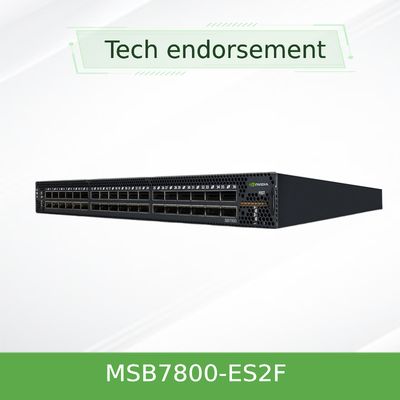 MSB7800-ES2F Mellanox Infiniband Portnicht blockierendes Management Schalter-EDR 36
