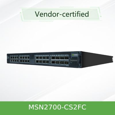 Voll- Duplexnetz-Schalter MSN2700 - CS2FC 100GbE 1U kumulus-Linuxs Mellanox
