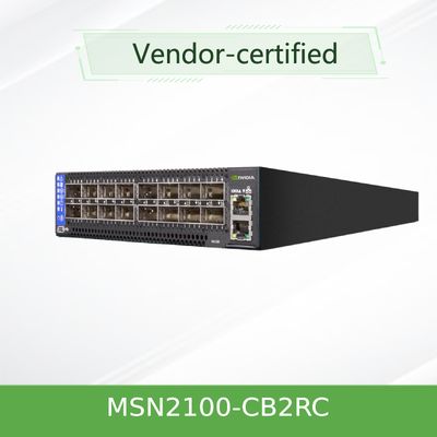 EDR Nvidia Mellanox Spectrum basiert auf 100gbe 1u Open Ethernet Switch mit Cumulus Linux MSN2100-CB2RC 16 Qsfp28 Ports